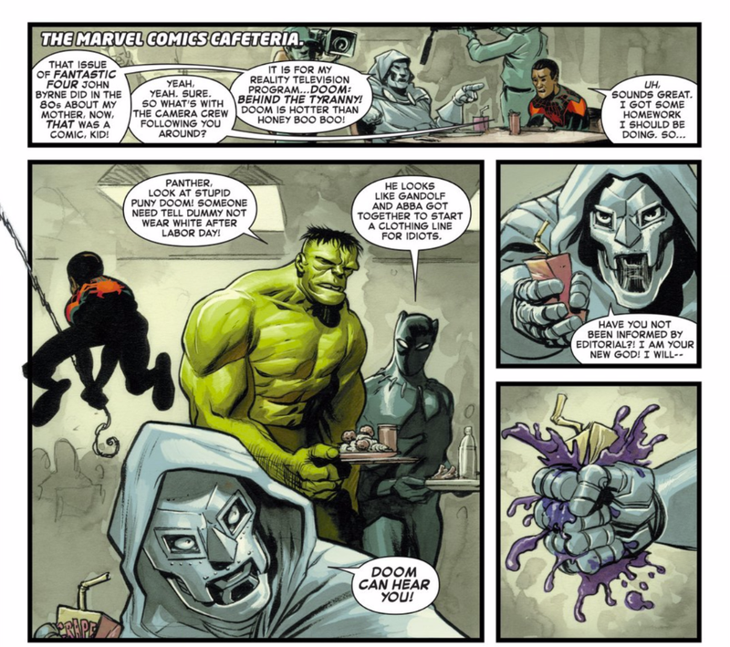 Illustration for article titled One of Marvel’s Best Writers Says Goodbye With a Hilarious Doctor Doom Story
